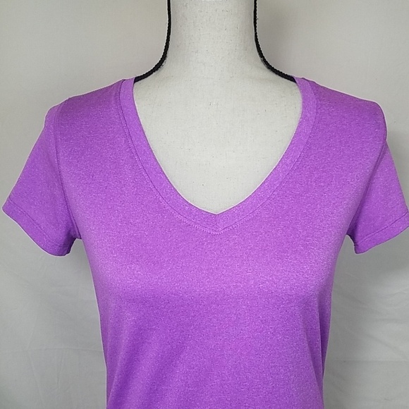 CHAMPION Purple Workout Top, Size S - Picture 2 of 4